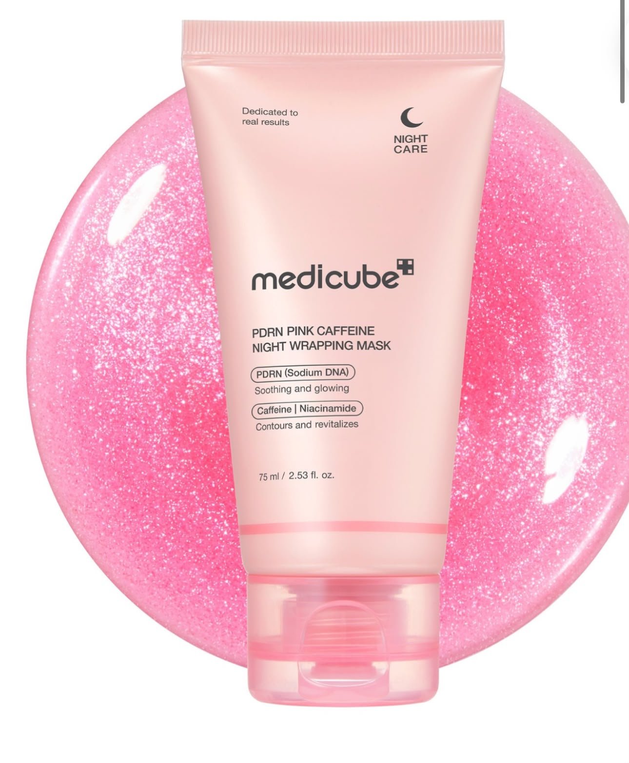 MEDICUBE PDRN Pink Caffeine Night Wrapping Mask 75ml