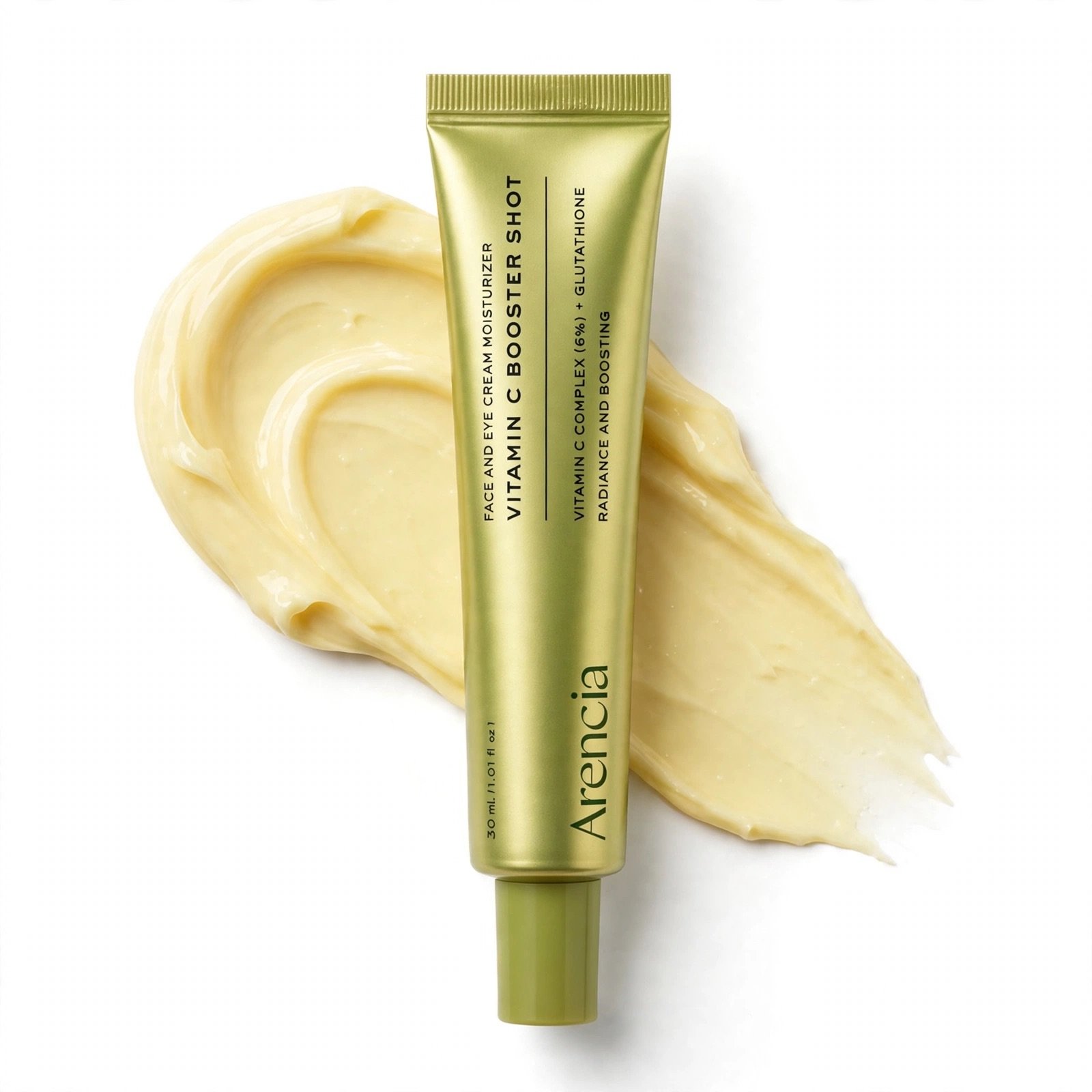 ARENCIA Vitamin C Booster Shot - Face and Eye Cream Moisturizer 30ml